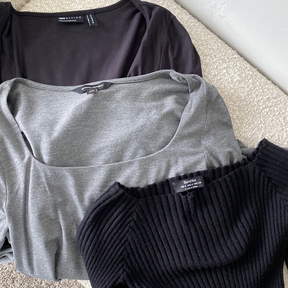 SET OF 3 TOPS